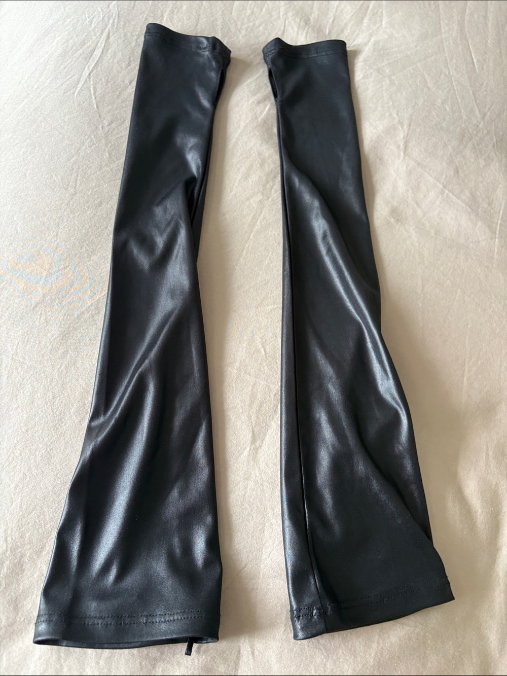 Sarah Pacini Black Long fingerless evening gloves